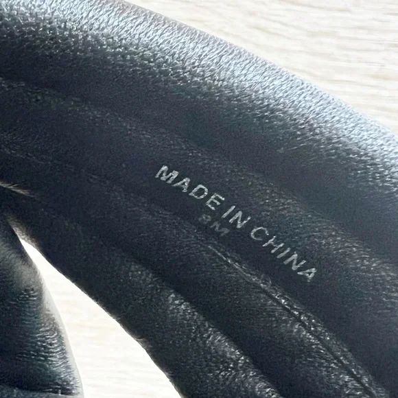 Tory Burch Kira Quilted Perfect Black Criss Cross Sandals Leather Flat Size 8 - Picture 8 of 8